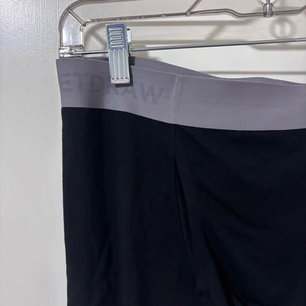 Netdraw Men's Black viscose bamboo spandex Boxer Briefs black gray Large